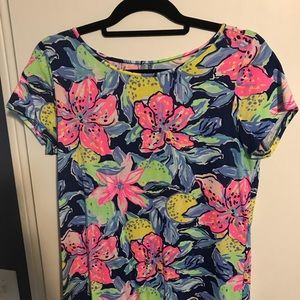 EUC Lilly Pulitzer Marlowe Nauti Navy Capri Soleil